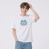CACO-CACO LULU Pig Patch Unisex Short T-Unisex [L1KL005]