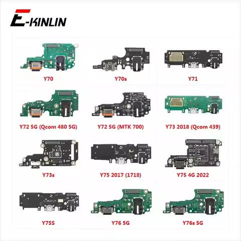 USB Charging Port Dock Plug Connector Charger Board Flex Cable For Vivo Y76s Y75s Y73s Y70s Y76 Y75 