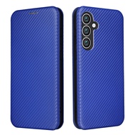 Samsung Galaxy S23 FE 5G/A05/A05s/A15/A15 5G/A25/A35/A55/F14/M14/M34 5G/M54/F54 CaseCarbon Fiber Mag