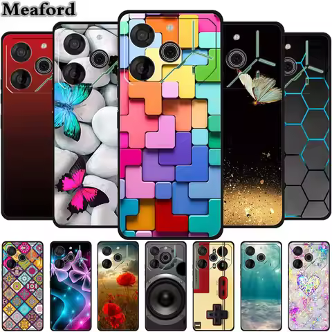 For Tecno Pova 6 Pro Case Luxury TPU Silicone Soft Back Cover Phone Cases for Tecno Pova 6Pro LI9 Sh