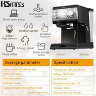 ✺✇❖BSboss Coffee Maker Machine 20 Bar Pressure Pump Driven Espresso