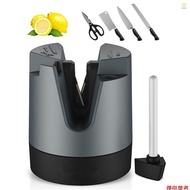 Knife Sharpeners Tungsten Steel Handheld Pocket Knife Sharpening Tool with Suction Cup Polish Rod fo