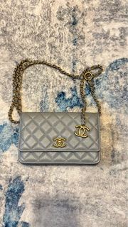 CHANEL WOC 銀灰色 2023 限量