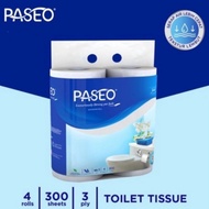 Paseo toilet tissue ROLL 4 ROLL 3s tissue ROLL Blue Packaging no23