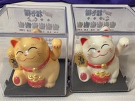 太陽能招財貓（一對$60）
