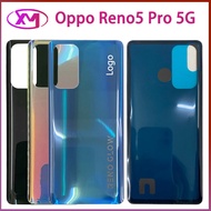 Oppo Reno5 Pro 5G Back Battery Cover Door Housing Case Rear Glass Cover Replacement Parts Reno5 Reno 5 Pro Battery Cover