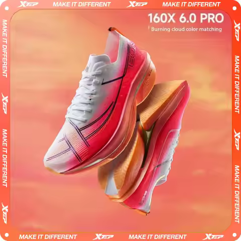 Xtep 160X 6.0 PRO Running Shoes For Men Stable Durable Racing Marathon Light Running Shoes Professio