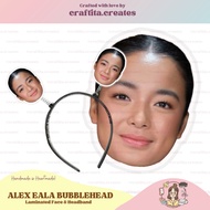 ALEX EALA BUBBLEHEAD | HEADBAND | FACE BANNER | LAMINATED