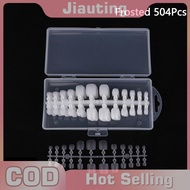 Jiauting 120 504PCS Press On Toenails With Nail Glue Kit No File Matte Gel Toe Nail Tips Full Cove N