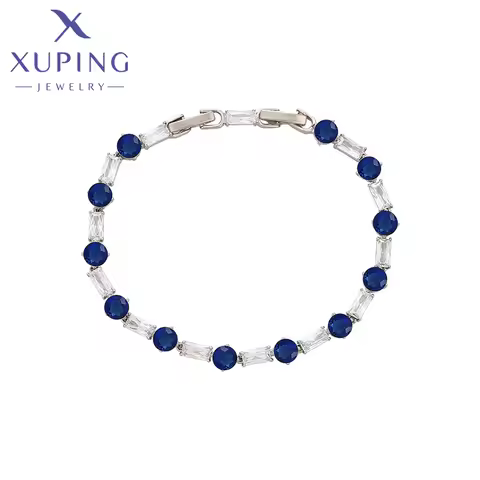 Xuping Jewelry Popular Luxury Women Bracelet of Rhodium Plated X000639474