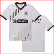 SY5 2024-2025 Bundesliga FC St Pauli away Jersey no number Football Tshirt Child Adult Plus Size YS5