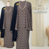 DMIMI Baju Kurung Moden DLAYRA | Mini Kurung Printed Moden | Premium Dobby Silk | Small Size to Plus