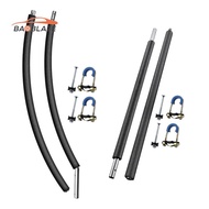 [Baoblaze] High Strength Trampoline Poles with Foam Cover Replacement Safety Net Rods for 10 12 14 1