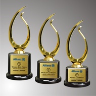 PREMIUM GOLD RECOGNITION STATUE AWARD TROPHY for Appreciation, Sales Achievement, Employee Service R