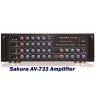 SAKURA AV-733 MIXING AMPLIFIER 450WATTS X 2 ORIGINAL