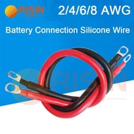 Risin 50MM 0AWG 1AWG 2AWG high current battery cable silicone wire fire wire starting power connecti