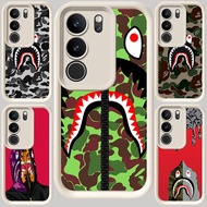 M-4 Bape Shark White Casing for Infinix HOT Note 50S 50X 50 50i 60i 60 Pro Plus 5G