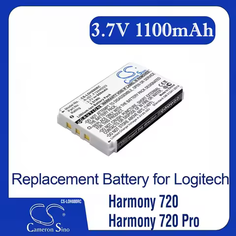 Cameron Sino Replacement Battery for Logitech Harmony 720, Harmony 720 Pro,, Fits P/N 1903040000,190