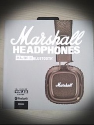 MARSHALL MAJOR 2 (BROWN) BLUETOOTH HEADPHONES 藍牙耳筒 耳機