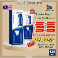 【Original】UNELHOE whitening Tooth Repair Loose Teeth Care Toothpaste 120g Cleansing tartar tartar re