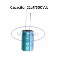 22uF 500V Capacitor 22uF500V 22uF/500V C 500v22uf Size 16x25.0mm
