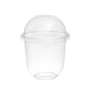 50pcs Dessert Cup 250ml 360ml Dessert Box Bulat Cangkir  Puding Yogurt Kue