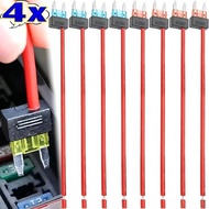 10A/15A/20A Car Power Supply Fuse - Universal Quick Connect Terminal - DC 32V Extension Wire - Mini 