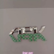 Emblem or logo written on apv suzuki apv