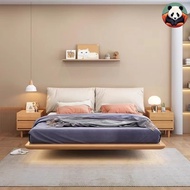 【SG Sales】Ash Wood Bed Frame, Tatami Bed Frame, Solid Wood Bed Fram,e Bed Frame With Mattress ,Queen