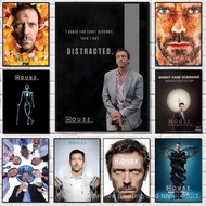 House Md Tv Classic Retro Poster Hd Art Home Living Room Decoration,No Frame Canvas Painting Gift FL