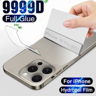 For iPhone 15 Pro Max 14 Pro Max 13 12 11 Pro Max 13 Mini XS X XR 6 6S 7 8 Plus SE 2020 SE3 2022 Full Cover Hydrogel Matte Back Film Anti Fingerprint Screen Protector