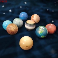 YUEXI Moon Star Ball 6.3cm Colorful Bouncy Ball Sponge Ball Solar System Stress Relief Printing Star