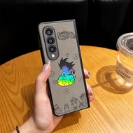 Vải vải Ốp điện thoại cho Samsung Galaxy Z fold6 fold5 fold4 Thiết kế laser gengar/Goku mô hình chốn