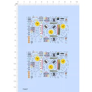 Mô Hình Xe Hơi Mercedes 190E DTM 1:64 Berlin Bear Racing Paint Special Water Decal 79407 Phụ Kiện Xe