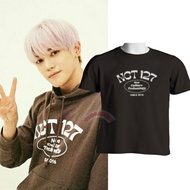 (version) NCT 127 Taeyong style T-shirt NCT 127 SINCE 2016 WHITE SCREEN PRINTING
