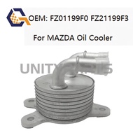 FZ01-19-9F0 FZ21-19-9F3 Engine Oil Cooler Radiator For MAZDA 3 6 CX-3 CX-5 2009-2022 FZ01199F0 FZ211