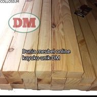 kaki meja kaso balok kayu kaso 4x6x75