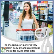 AKIYAMAMIO Trolley Master Key Token, Detachable Reusable Shopping Cart Token, Portable Metal Coin Ho