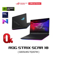 ASUS ROG Strix SCAR 18 (2026) gaming laptop 18 Inch 240Hz 4K Mini LED NVIDIA GeForce RTX 5080 Intel