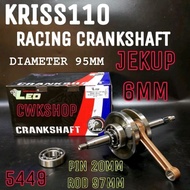 KRISS110 RACING CRANKSHAFT JET 4MM JET 6MM CRANKSHAFT KRISS LEO