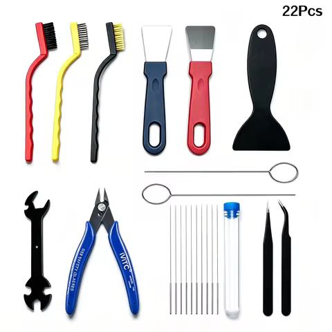3D Printer Tool Kit, For Creality/Elegoo/Bambu Lab 3D Printer, Model Removal, Nozzle Cleaning Tool, 
