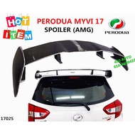 MYVI 2018-2023 SPOILER FIBER  (BENZ AMG A45 TYPE ) Not Siap Cat