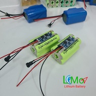 Khối pin 2S 72V 4000mAH - 20A. (72V Cạn - 84V Đầy). Được đóng từ 4 cell pin Lithium 18650 Mới + mạch