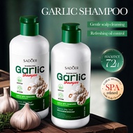 Garlic Cleansing Mite Shampoo SADOER Deep Cleansing Hair Shampoo 6X8Y