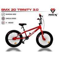 [✅Ready] Sepeda Anak Bmx 20 Trex Trinity Ban Jumbo 3.0