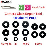 Hot sale Camera Glass Lens For Xiaomi Poco F6 M6 5G M6 Pro X5 X6 Pro Camera Glass Lens Back Rear Cam