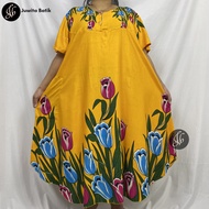 Juwita Batik - Daster Jumbo XXXL LD 130 - Daster Super Jumbo - Daster Umbrella Jumbo Busui Kekinian