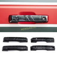 For 2021-2025 Ford Bronco 4DR Carbon Fiber Car Door Handle Cover Trim Overlay 4x