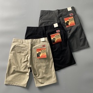 Black CAT Ami Khaki Shorts Men Casual Shorts Men Pure Cotton Retro Overalls Men Shorts