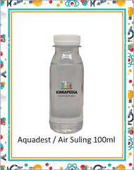 Aquadest Aquades Akuades Akuadest 100ml / Air Suling / Distilled Water